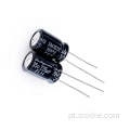 Plugue de 35V original 220UF no capacitor eletrolítico de alumínio